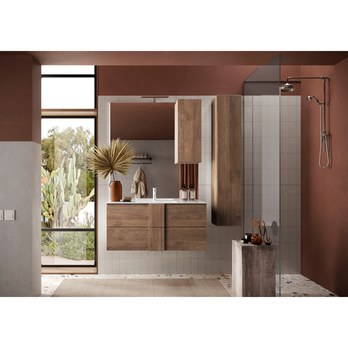 Zrkadlová skrinka s osvetlením JUPITER 3 orech 1