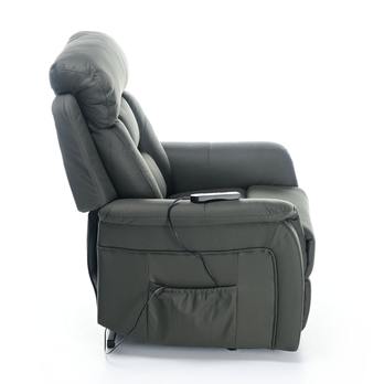 Relaxačné TV kreslo KACIE tmavosivá 4