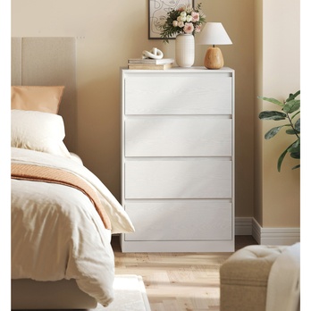 Komoda KAILYN biela, 4 zásuvky 1