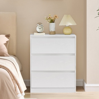 Komoda KAILYN biela, 3 zásuvky 1