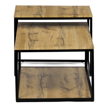 Konferenčný stolík KAIN divoký dub/čierna 5