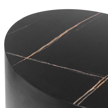 Súprava prístavných stolíkov KAIRO čierny mramor, 2 ks 5