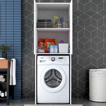 Skrinka nad práčku KALAS biela 8