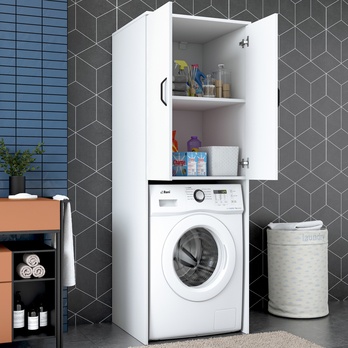 Skrinka nad práčku KALAS biela 10