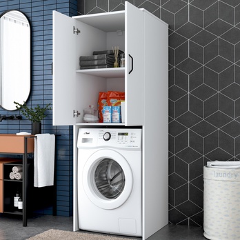 Skrinka nad práčku KALAS biela 11