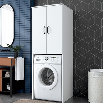 Skrinka nad práčku KALAS biela 1