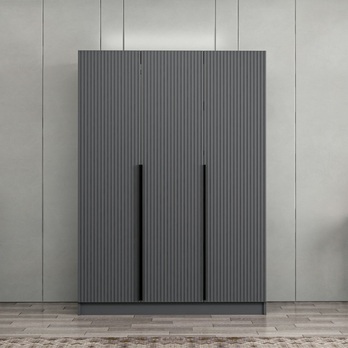 Šatníková skriňa KALE 14 antracitová 3