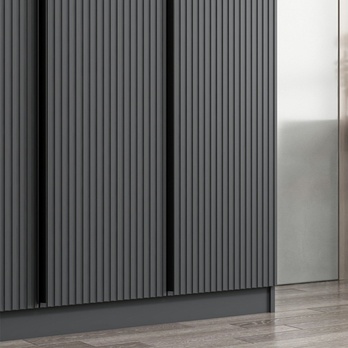 Šatníková skriňa KALE 14 antracitová 4