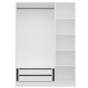 Šatníková skriňa KALE 14 biela 3