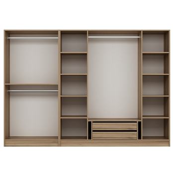 Šatníková skriňa KALE 2 OPEN orech 2