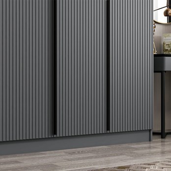 Šatníková skriňa KALE 23 antracitová 5