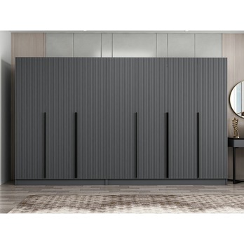 Šatníková skriňa KALE 28 antracitová 1