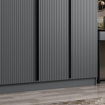 Šatníková skriňa KALE 28 antracitová 5