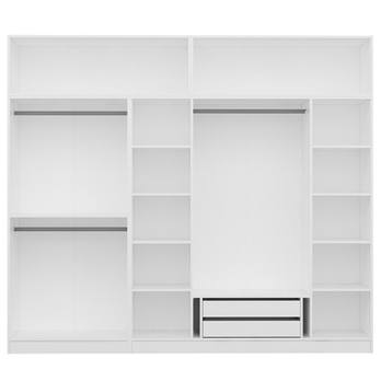 Šatníková skriňa KALE 36 biela 2