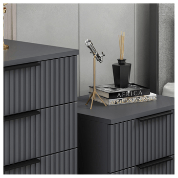 Komoda  KALE PLUS antracitová 3