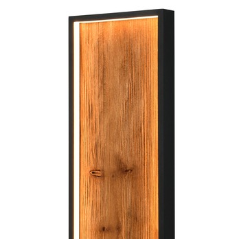 Stojanová lampa KALEA čierna/prírodná 1