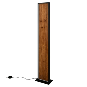Stojanová lampa KALEA čierna/prírodná 2