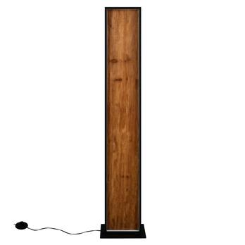 Stojanová lampa KALEA čierna/prírodná 5