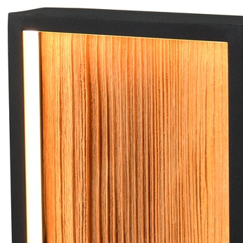 Stolová lampa KALEA čierna/prírodná 1