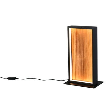 Stolová lampa KALEA čierna/prírodná 6