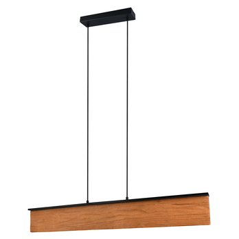 Závesné svietidlo KALEA čierna/prírodná 1