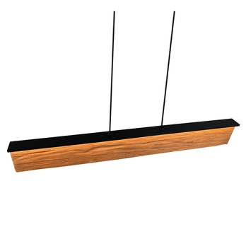 Závesné svietidlo KALEA čierna/prírodná 5