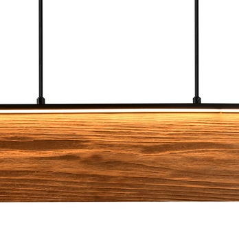 Závesné svietidlo KALEA čierna/prírodná 7