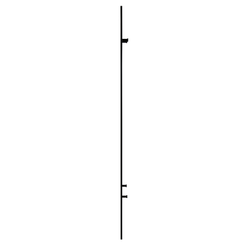 Predsieňový panel KALEA čierna/zlatá 10