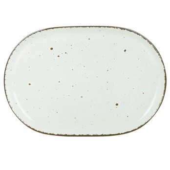 Servírovací tanier KAMENINA biela 2