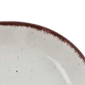 Tanier trojhranný KAMENINA biela, priemer 23 cm 3