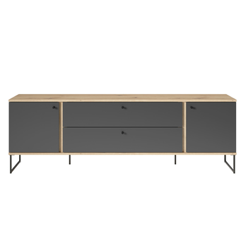 TV stolík KANDOO 1 antracitová/dub evoke 3