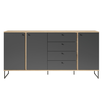 Komoda KANDOO 2 antracitová/dub evoke 3