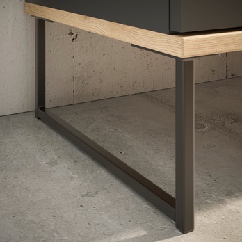 Komoda KANDOO 2 antracitová/dub evoke 8