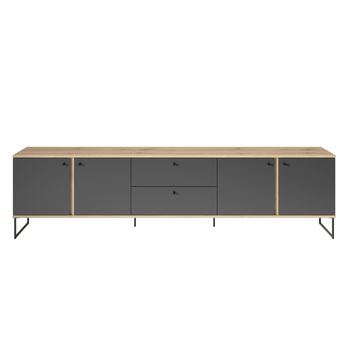 TV stolík KANDOO 2 antracitová/dub evoke 3