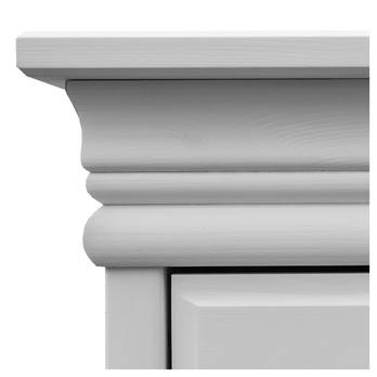 Šatníková skriňa KANIA 2D biela 1