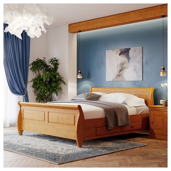 Posteľ KANIA borovica, 180x200 cm 1