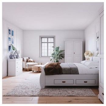 Posteľ KANIA biela, 180x200 cm 4