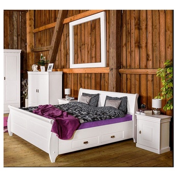 Nočný stolík KANIA biela 1