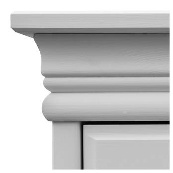 Nočný stolík KANIA biela 3