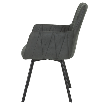 Jedálenská zostava KANITA dub artisan/natracitová 8