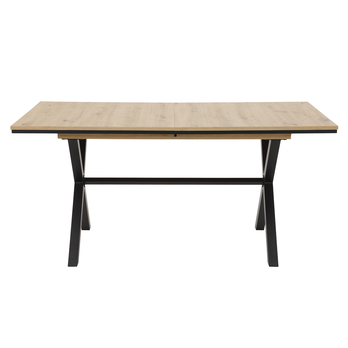 Jedálenský stôl KARELA dub artisan/černá 3