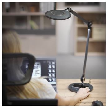 Stolná LED lampa KAREN čierna 14
