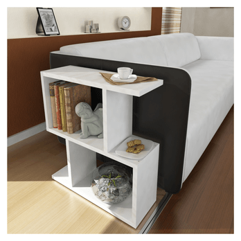 Prístavný stolík KARINUS biela 1