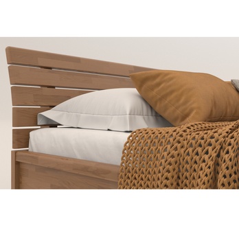 Posteľ KARLA dub/orech svetlý, 160x200 cm 6