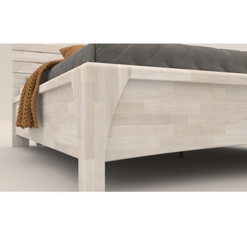 Posteľ KARLA buk/biela, 160x200 cm 5