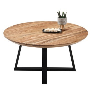 Konferenčný stolík KARNAKA agát/čierna 3