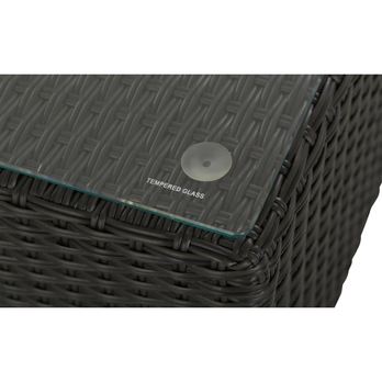 Záhradný stôl/taburet KASIOPEA tmavosivá 2