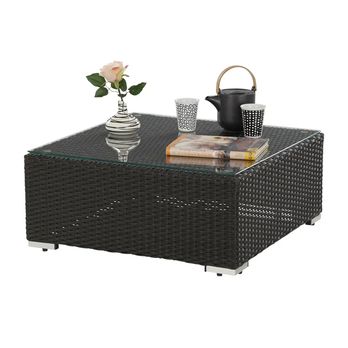 Záhradný stôl/taburet KASIOPEA tmavosivá 3