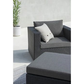 Záhradný stôl/taburet KASIOPEA tmavosivá 4