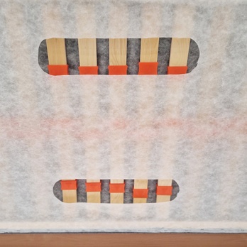 Váľanda KATJA buk/sivá, 90x197 cm 4